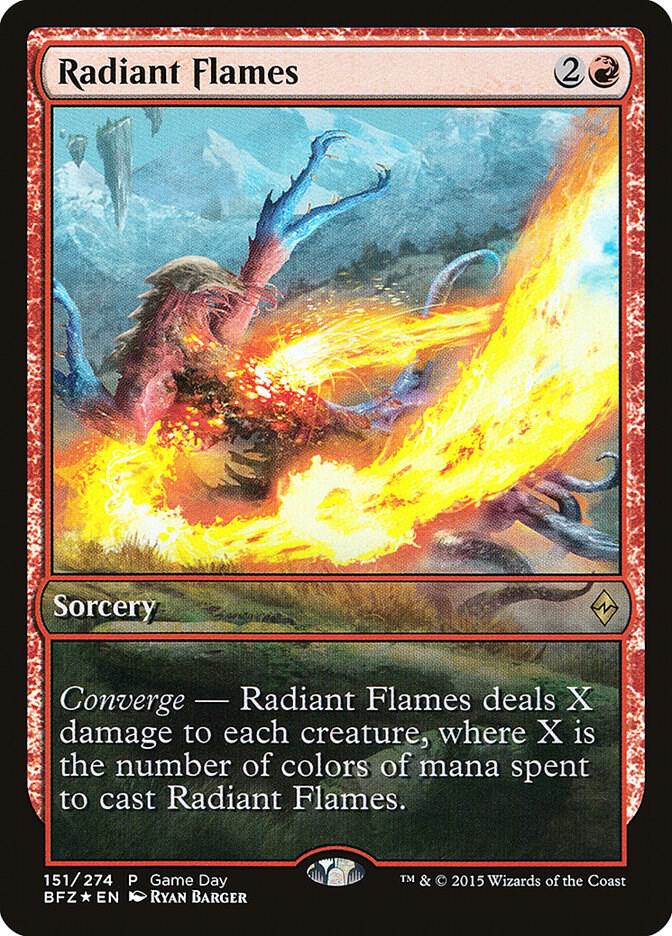 Radiant Flames [Game Day & Store Championship Promos] 151