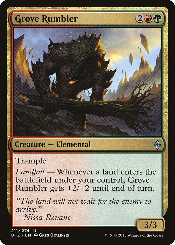 Grove Rumbler [Battle for Zendikar] 211