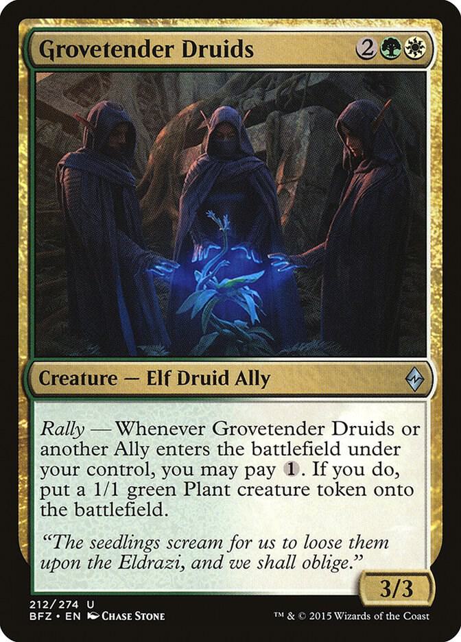Grovetender Druids [Battle for Zendikar] 212
