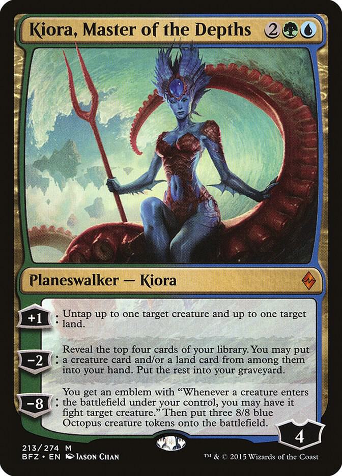 Kiora, Master of the Depths [Battle for Zendikar] 213