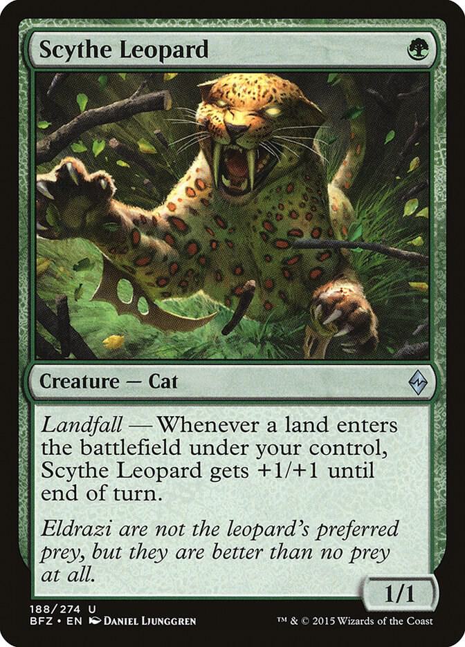 Scythe Leopard [Battle for Zendikar] 188