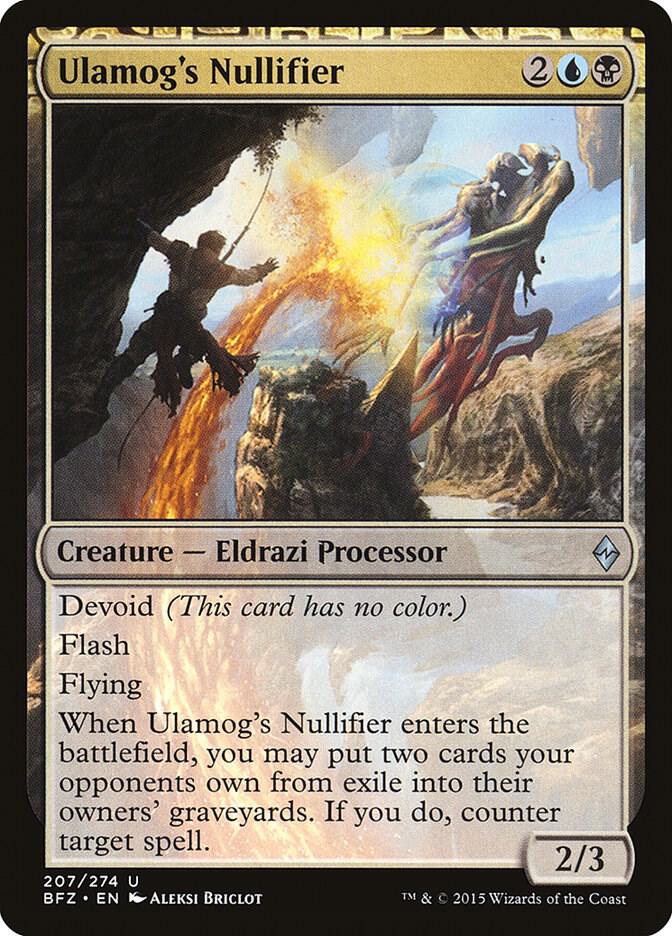 Ulamog's Nullifier [Battle for Zendikar] 207