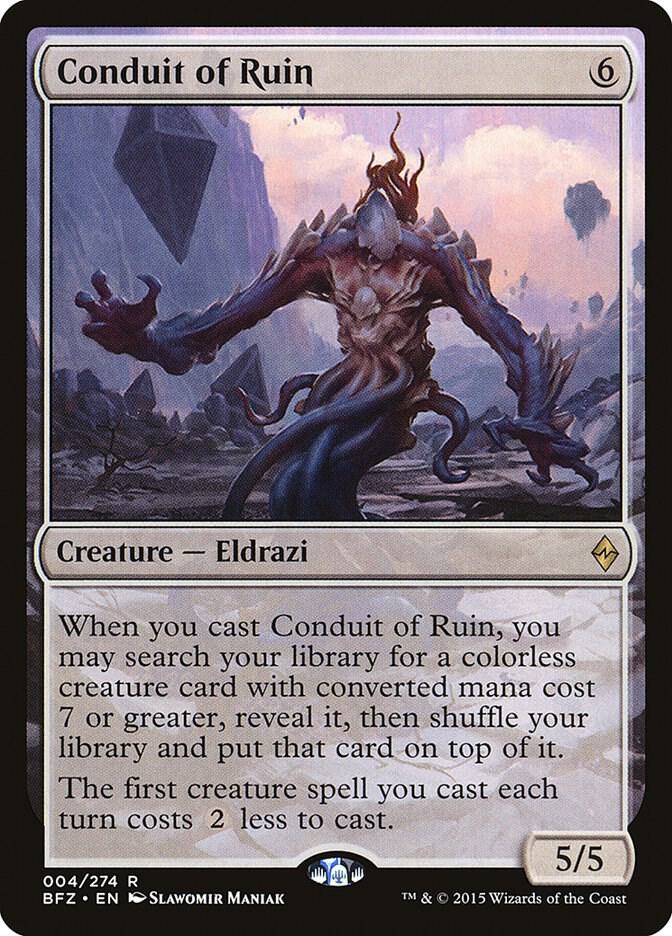 Conduit of Ruin [Battle for Zendikar] 4