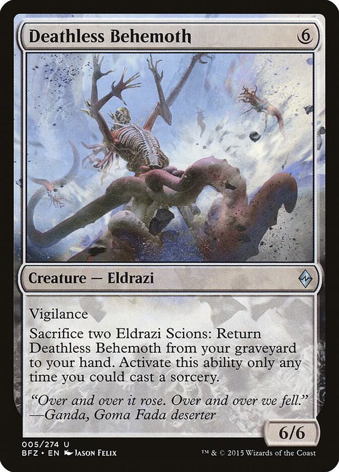 Deathless Behemoth [Battle for Zendikar] 5