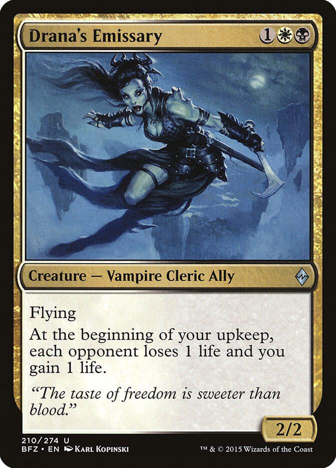 Drana's Emissary [Battle for Zendikar] 210