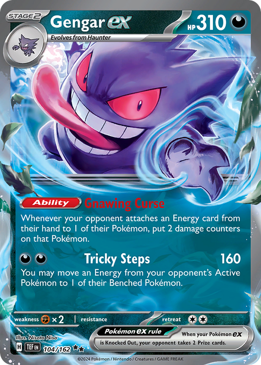 Gengar ex - 104/162 Temporal Forces