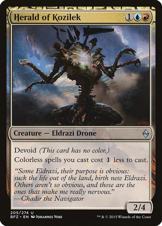 Herald of Kozilek [Battle for Zendikar] 205