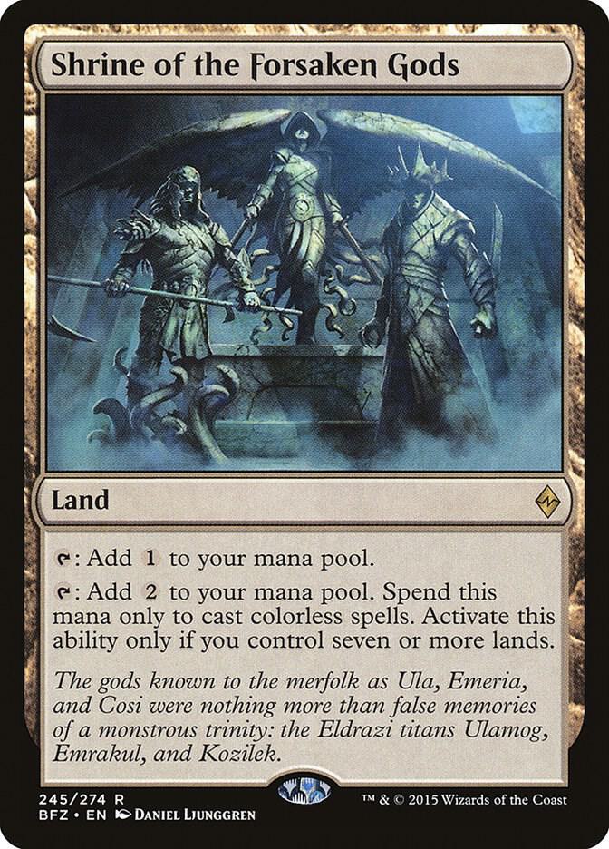 Shrine of the Forsaken Gods [Battle for Zendikar] 245