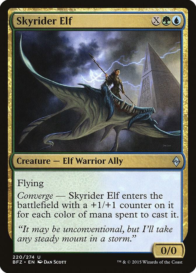 Skyrider Elf [Battle for Zendikar] 220