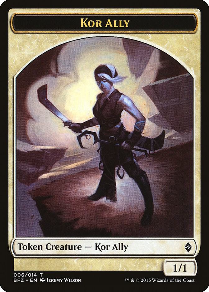 Kor Ally Token [Battle for Zendikar] 6