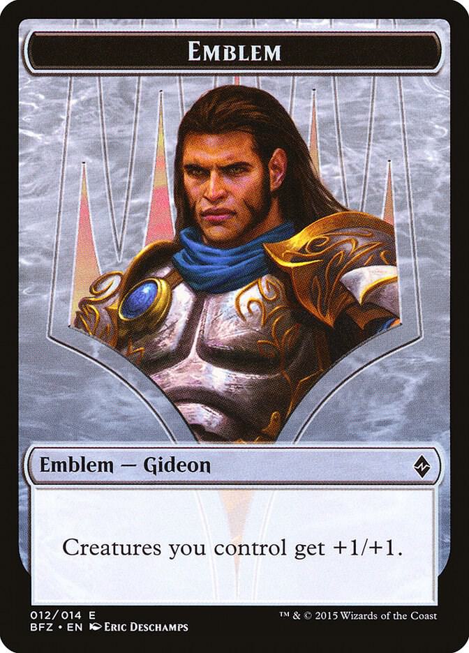 Emblem - Gideon, Ally of Zendikar [Battle for Zendikar] 12