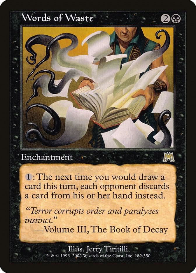 Words of Waste [Onslaught] 182