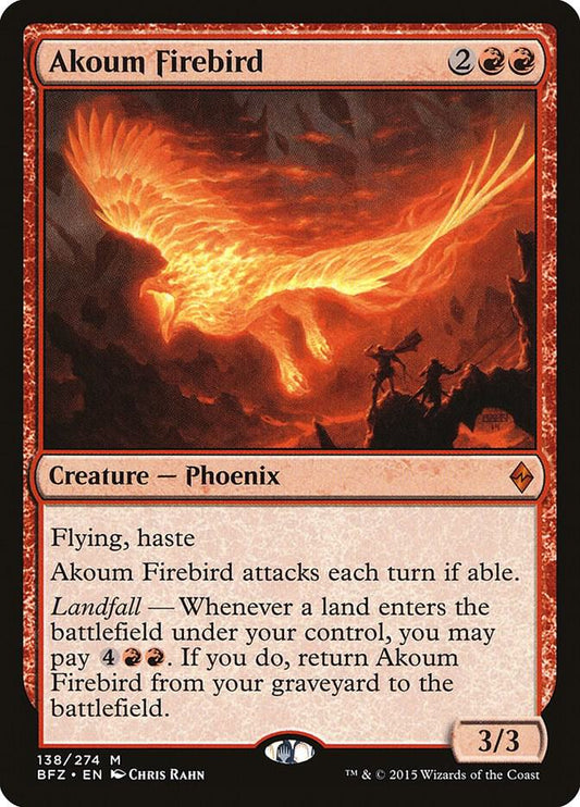 Akoum Firebird [Battle for Zendikar] 138