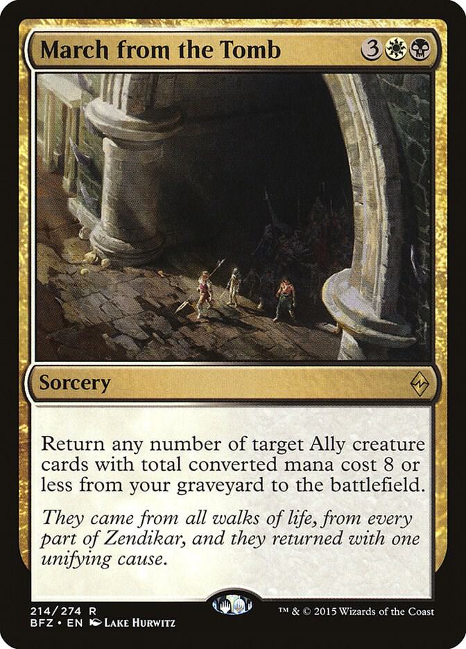 March from the Tomb [Battle for Zendikar] 214
