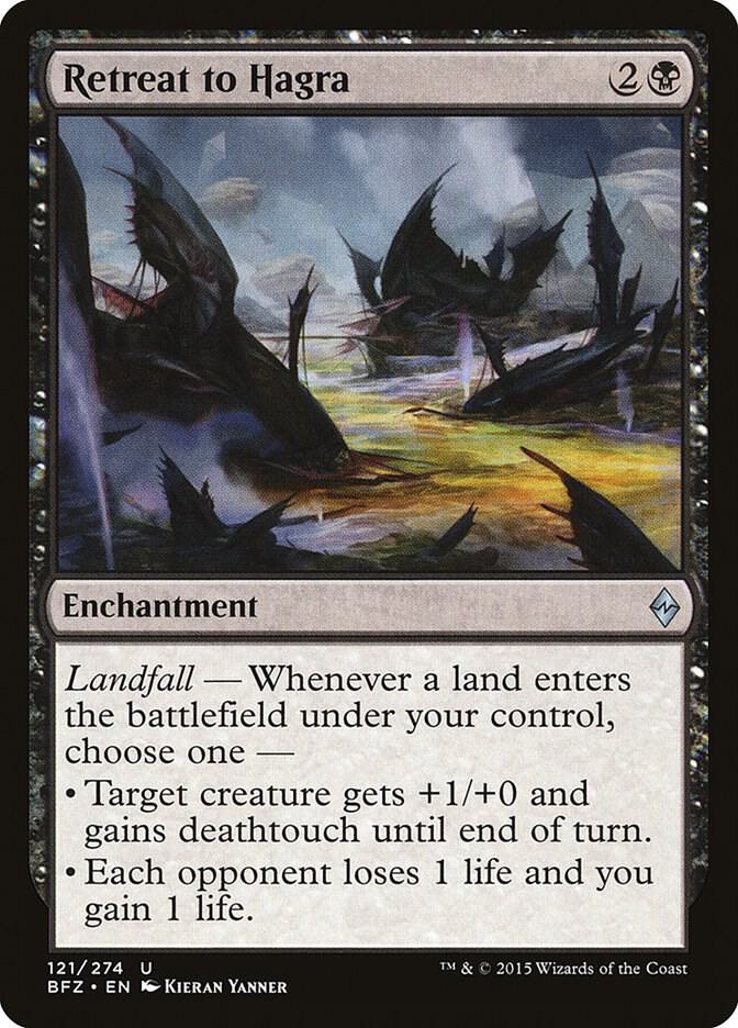 Retreat to Hagra [Battle for Zendikar] 121