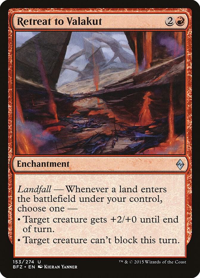 Retreat to Valakut [Battle for Zendikar] 153