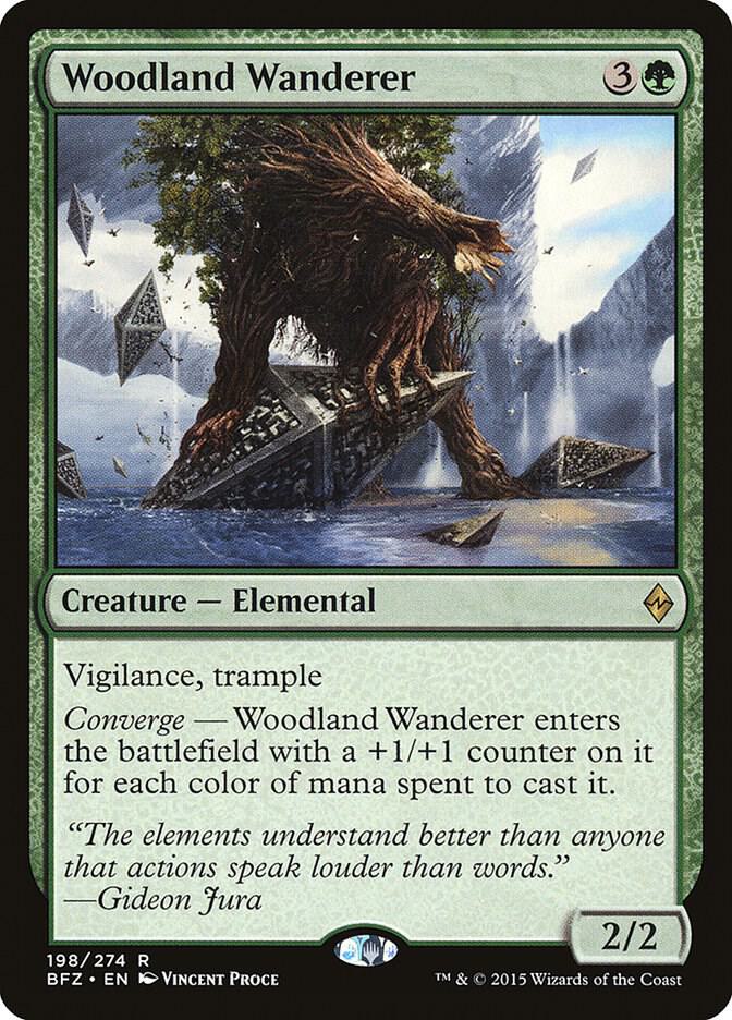 Woodland Wanderer [Battle for Zendikar] 198