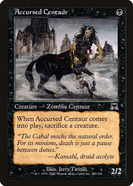 Accursed Centaur [Onslaught] 123