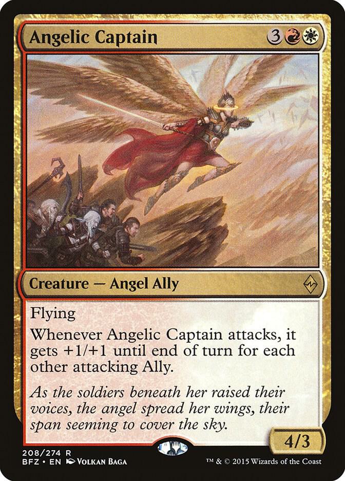 Angelic Captain [Battle for Zendikar] 208