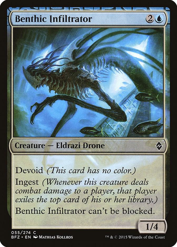 Benthic Infiltrator [Battle for Zendikar] 55