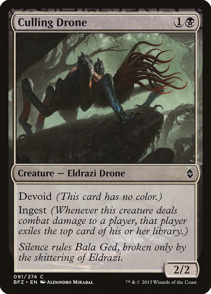 Culling Drone [Battle for Zendikar] 91
