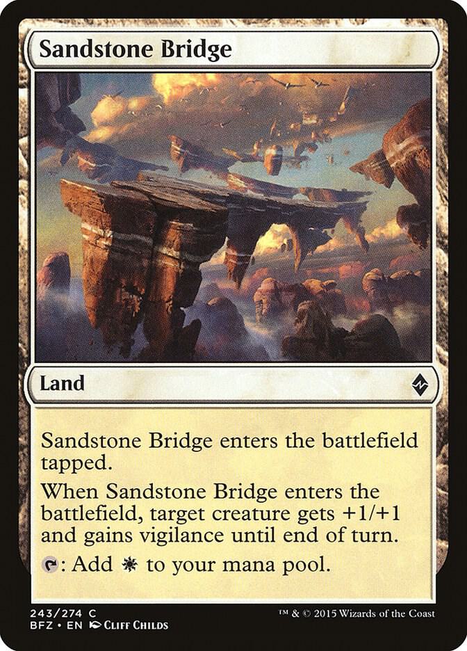 Sandstone Bridge [Battle for Zendikar] 243