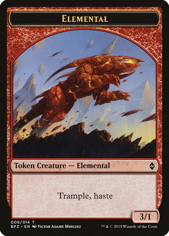 Elemental Token (009) [Battle for Zendikar] 9