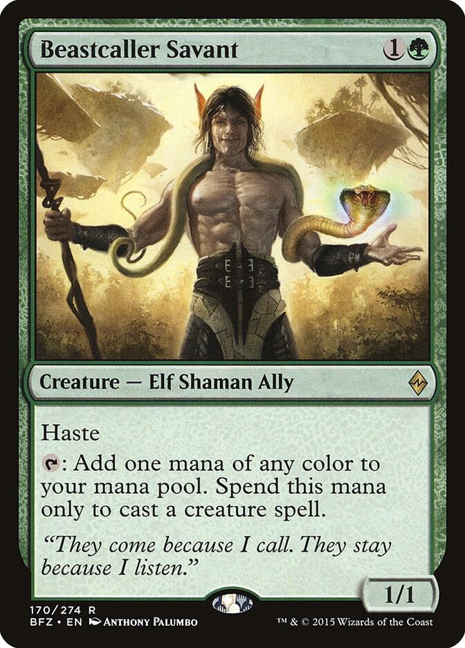 Beastcaller Savant [Battle for Zendikar] 170
