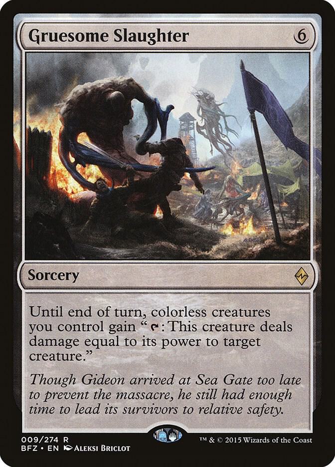 Gruesome Slaughter [Battle for Zendikar] 9