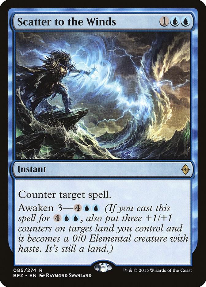 Scatter to the Winds [Battle for Zendikar] 85