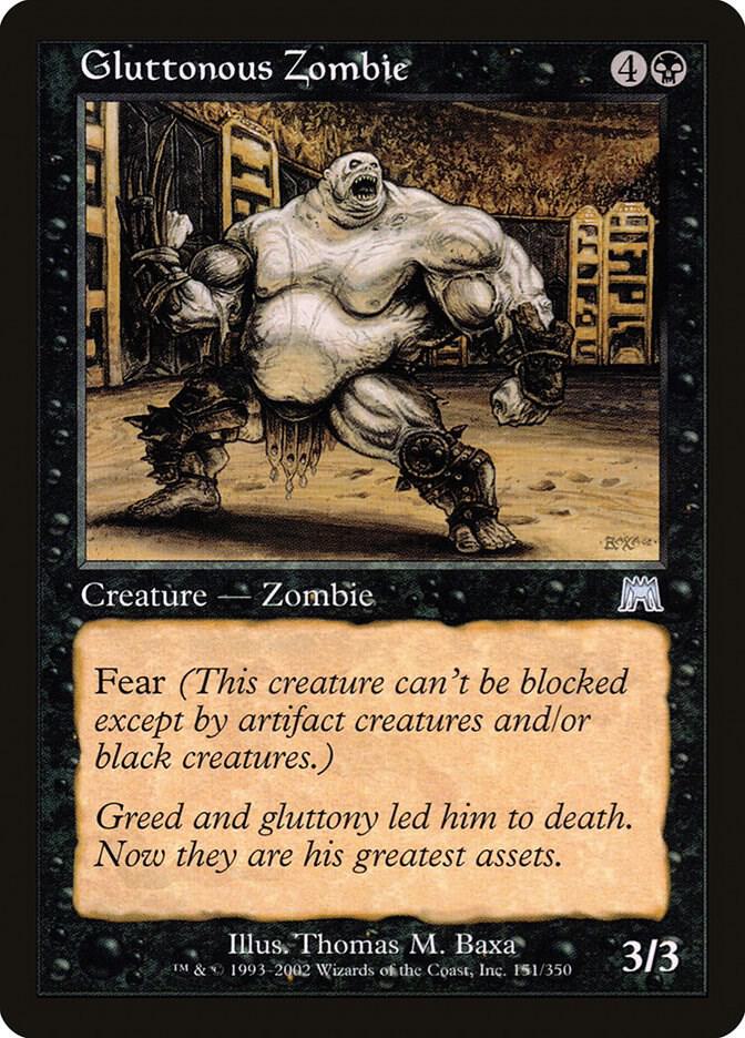 Gluttonous Zombie [Onslaught] 151