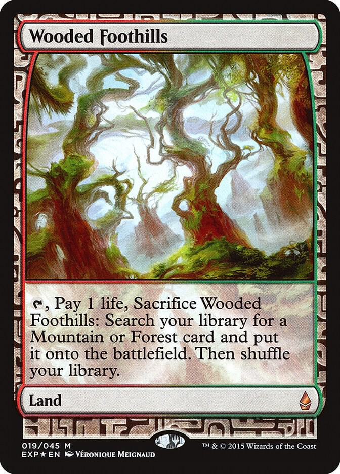 Wooded Foothills [Zendikar Expeditions] 19