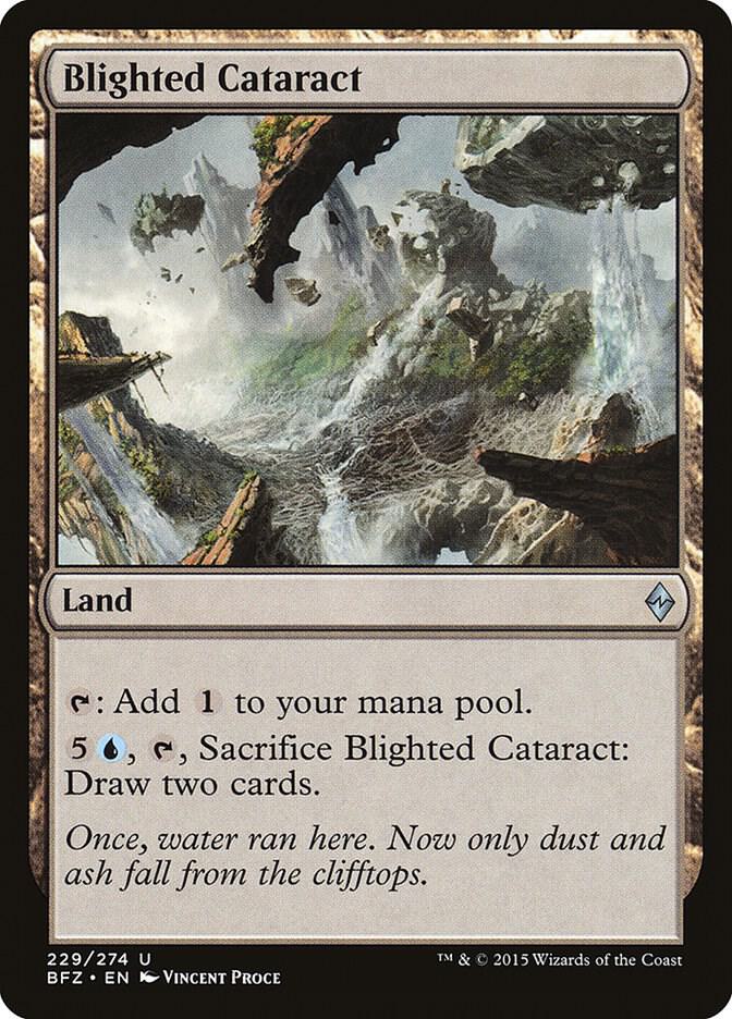 Blighted Cataract [Battle for Zendikar] 229