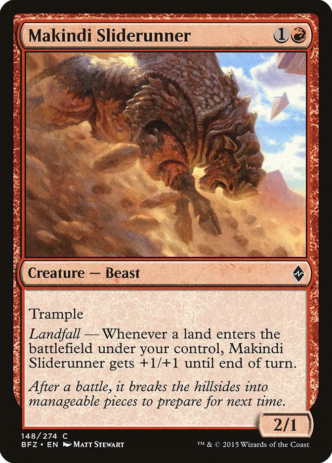 Makindi Sliderunner [Battle for Zendikar] 148