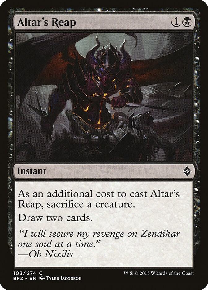 Altar's Reap [Battle for Zendikar] 103