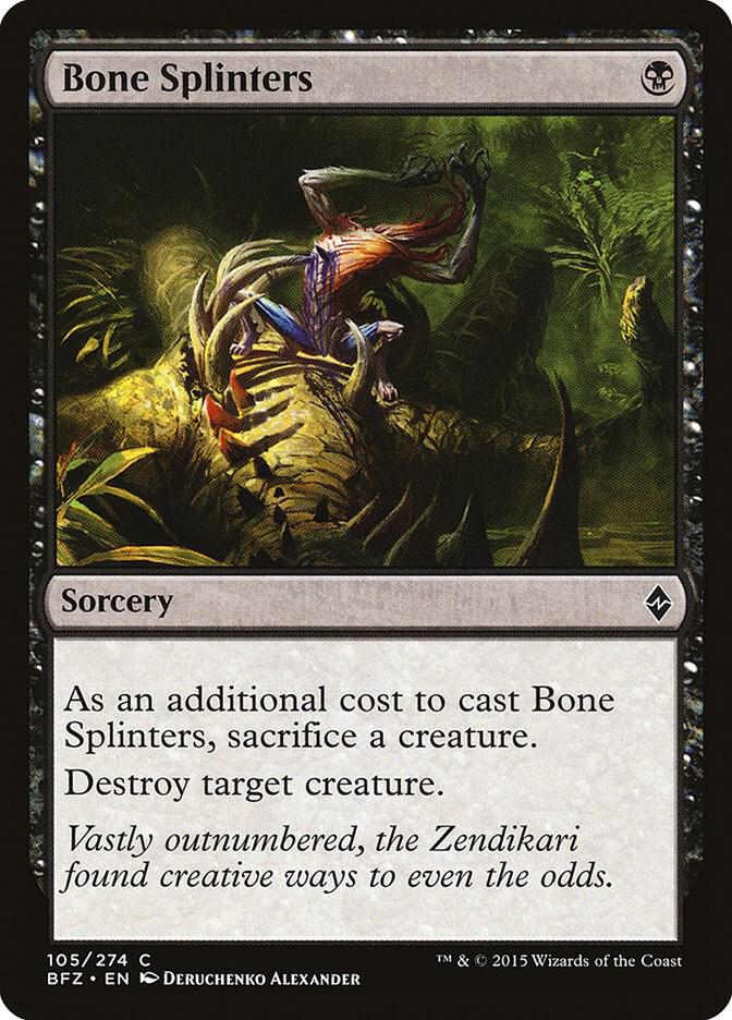 Bone Splinters [Battle for Zendikar] 105