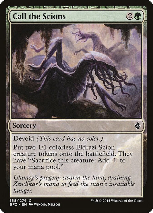 Call the Scions [Battle for Zendikar] 165