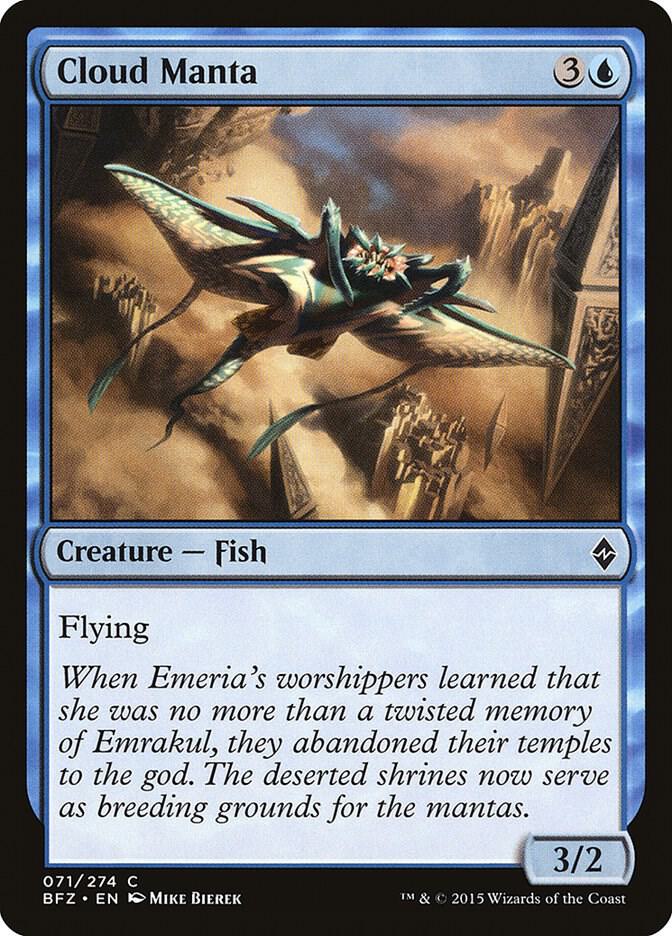 Cloud Manta [Battle for Zendikar] 71