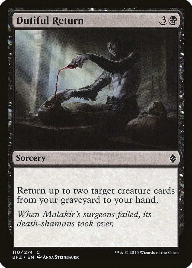 Dutiful Return [Battle for Zendikar] 110