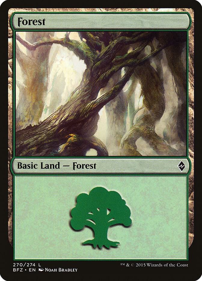 Forest (270) [Battle for Zendikar] 270