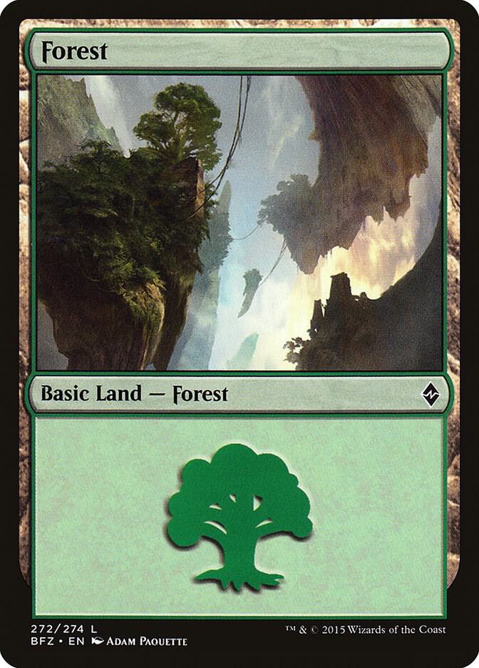 Forest (272) [Battle for Zendikar] 272