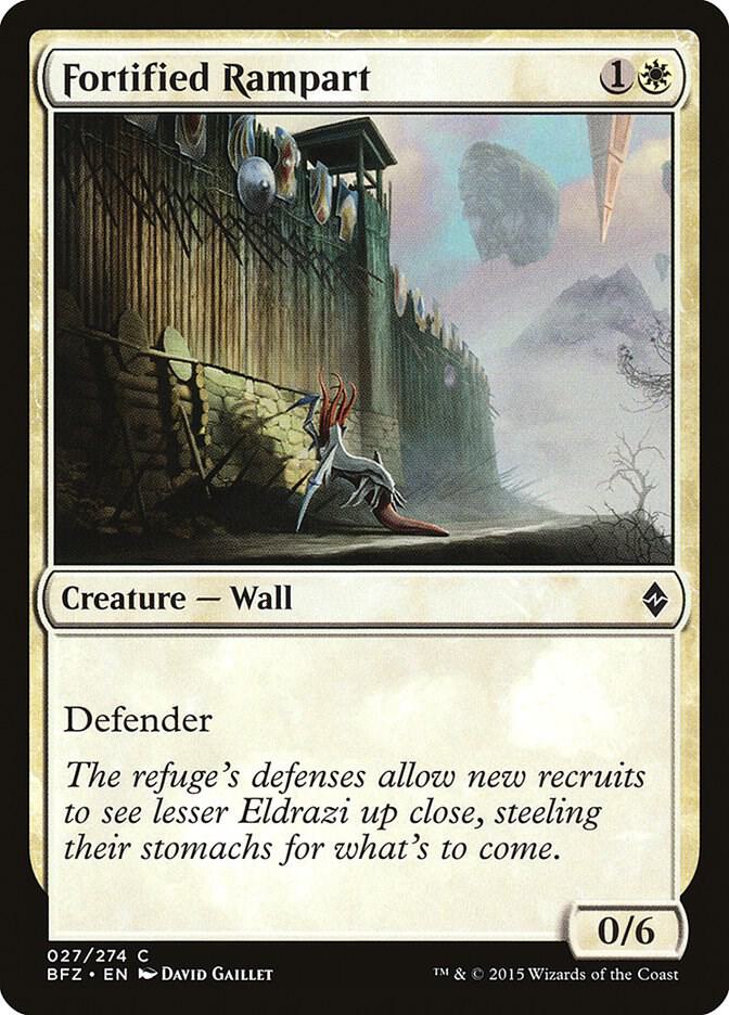 Fortified Rampart [Battle for Zendikar] 27