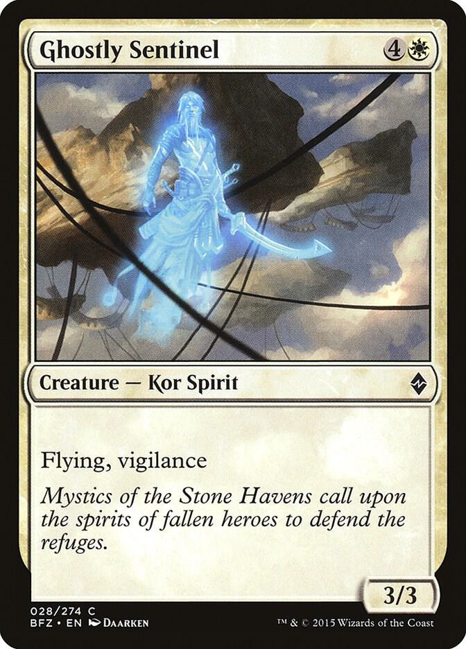 Ghostly Sentinel [Battle for Zendikar] 28