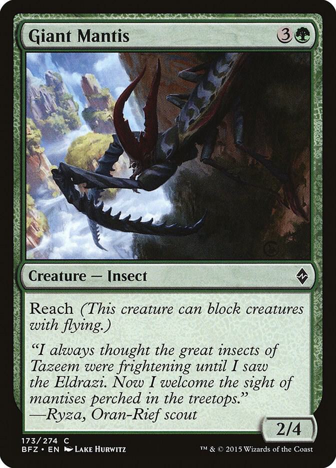 Giant Mantis [Battle for Zendikar] 173