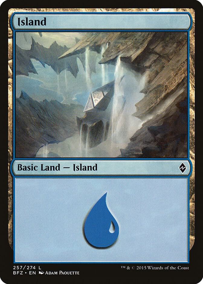 Island (257) [Battle for Zendikar] 257