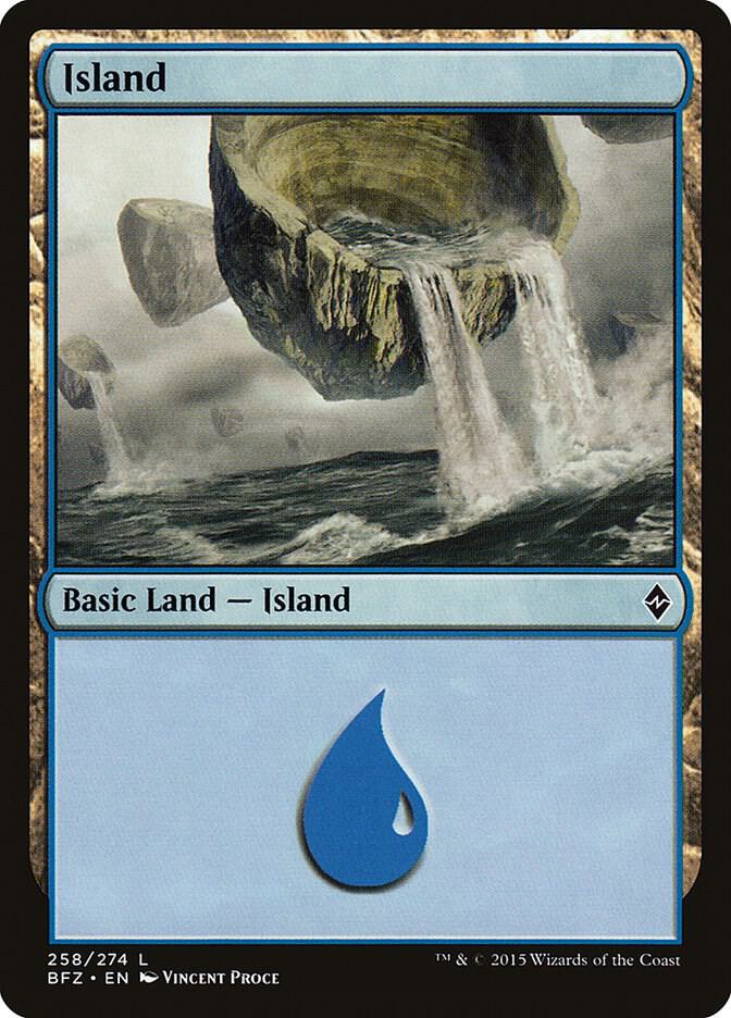 Island (258) [Battle for Zendikar] 258