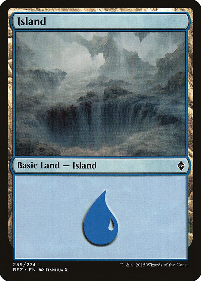 Island (259) [Battle for Zendikar] 259