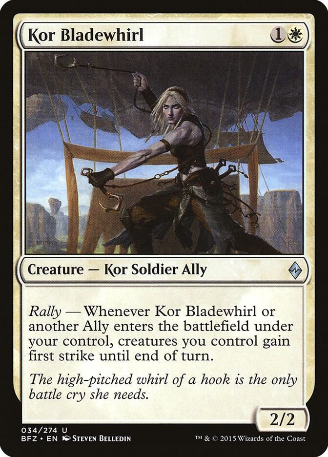 Kor Bladewhirl [Battle for Zendikar] 34