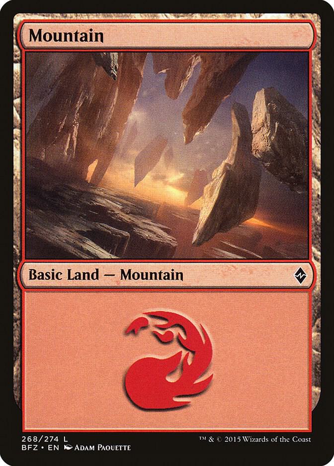 Mountain (268) [Battle for Zendikar] 268