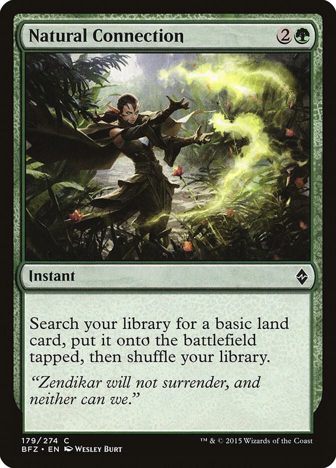 Natural Connection [Battle for Zendikar] 179